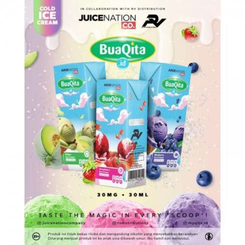 BUAQITA ICE CREAM SERIES 30ML 30MG BY JUICENATION