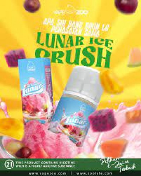 LUNAR ICE CREAM CRUSH SOP BUAH FREEBASE 60ML BY VAPEZOO E-LIQUID