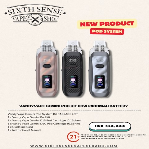 vandy vape gemini pod kit Gemini Pod Kit by VV