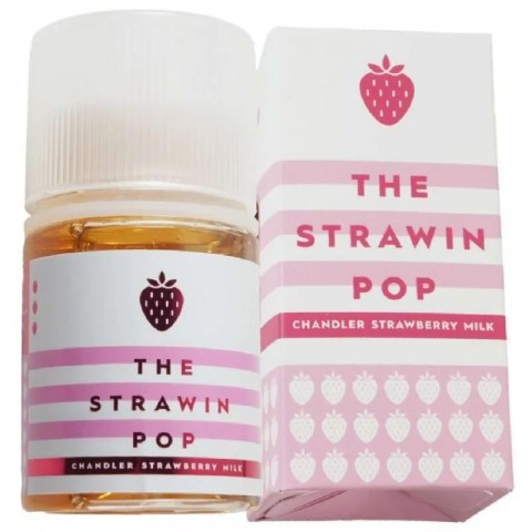 THE STRAWIN POP CHANDLER STRAWBERRY MILK 60ML BY TETRA