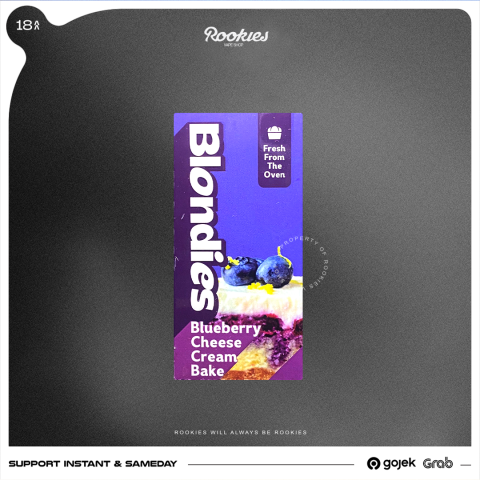 Beli Blondies Blueberry 60ML | Rookies Vapor