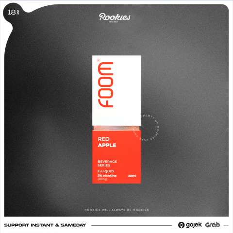Beli FOOM Erika - Red Apple | Rookies Vapor