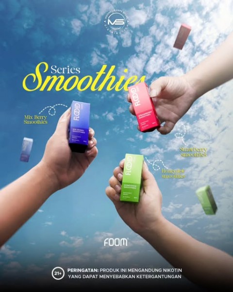 FOOM SMOOTHIES SERIES 30ML 30MG LIQUID FLOOID BY FOOM E-LIQUID