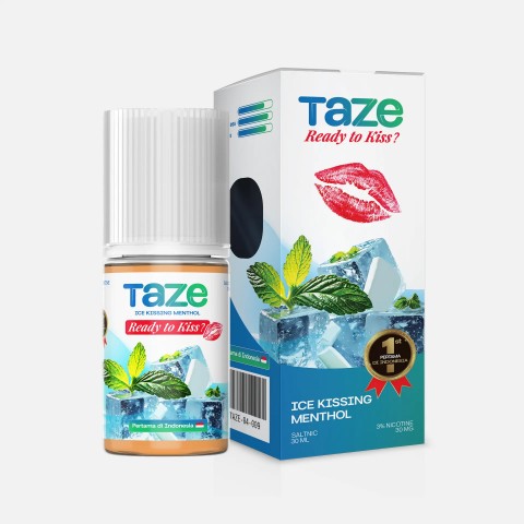 TAZE ICE KISSING MENTHOL SALTNIC 30ML 30MG BY TAZE LABS