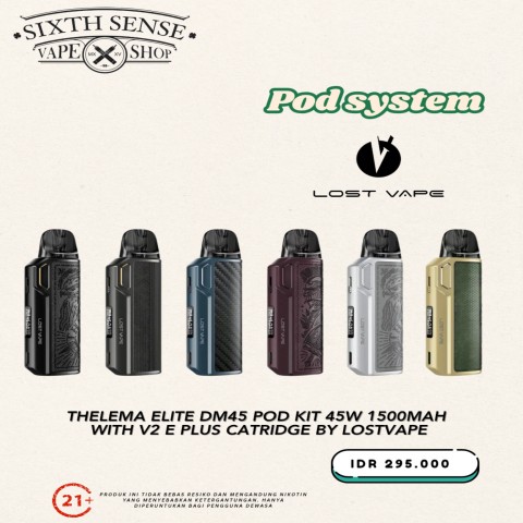 Sixthsensevape - Thelema Elite DM45 Pod Kit 45W 1500Mah By Lostvape