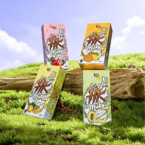 HK HAPPI KRUNCH MILKY SERIES SALTNIC 15ML 30MG BY WISEJUICE