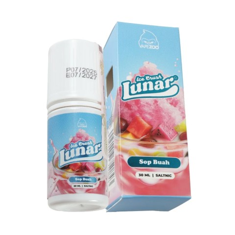 LUNAR ICE CREAM CRUSH SOP BUAH 30MG 30ML AUTHENTIC BY VAPE ZOO