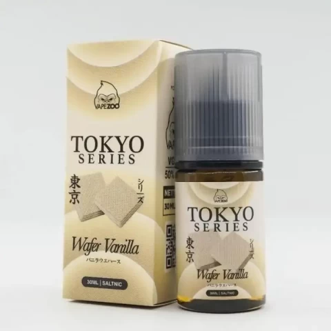 TOKYO WAFER VANILLA 30ML 30MG BY VAPEZOO