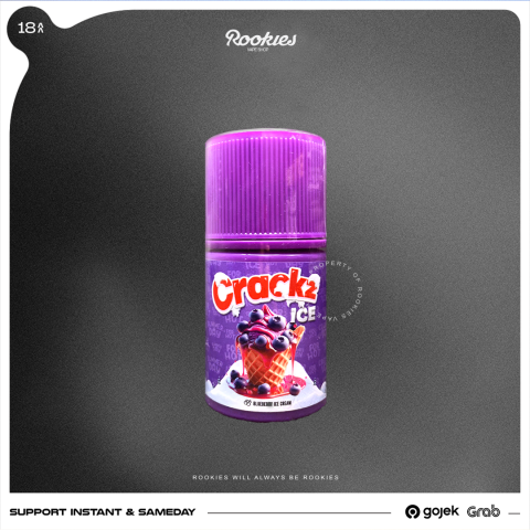 Beli TETRA Crackz Ice V5 Blueberry Ice Cream 60ML | Rookies Vapor