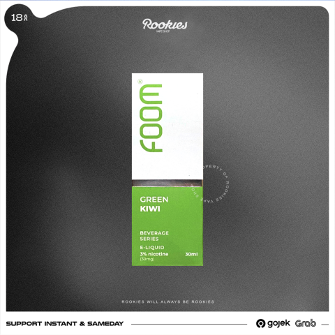 Beli FOOM Erika - Green Kiwi | Rookies Vapor