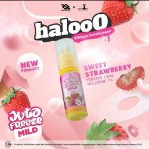 JUTA SWEET STRAWBERRY 1% 15ML BY VAPEBOSS