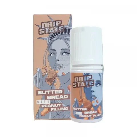 DRIPSTATE BUTTER BREAD WITH PEANUT FILLING 30ML 30MG