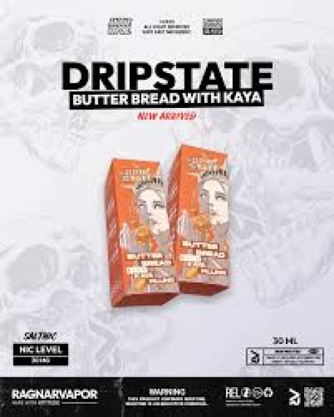 DRIPSTATE BUTTER BREAD WITH KAYA FILLING 30ML 30MG