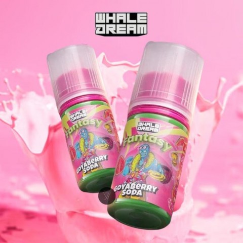 WHALE DREAM FANTASY GOYABERRY SODA SALTNIC 30ML BY JVS E-LIQUID
