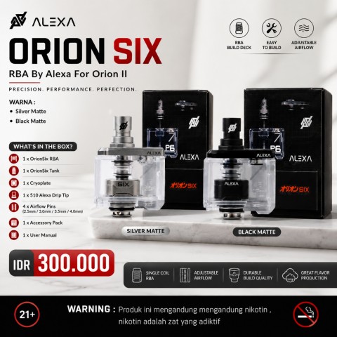 Alexa Rba Sixthsensevape Vape Store Serang - Orion Six RBA By Alexa For Orion II