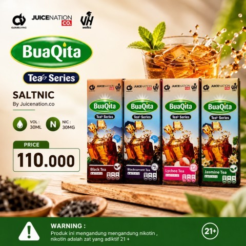 BUAQITA SALTNIC TEA SERIES 30ML BY JUICENATION