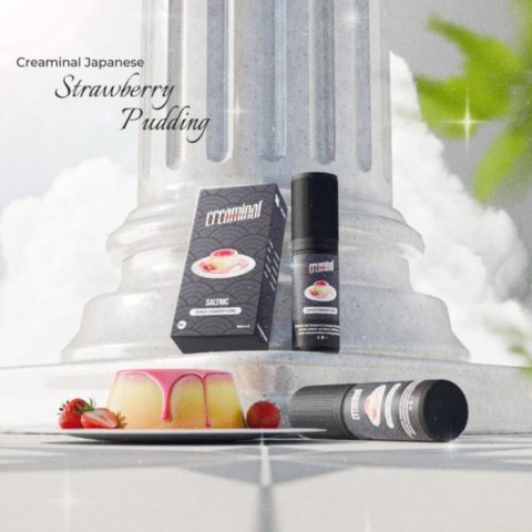 CREAMINAL JAPANASE STRAWBERRY PUDDING 15ML 30MG PACK