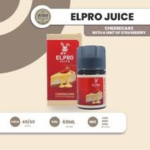 ELPRO STRAWBERRY CHEESE CAKE 60ML BY ELPRO JUICE