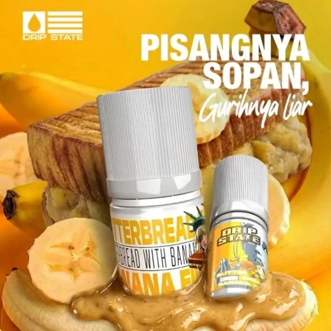 DRIPSTATE BUTTER BREAD WITH BANANA FILLING 60ML BY DRIPSTATE