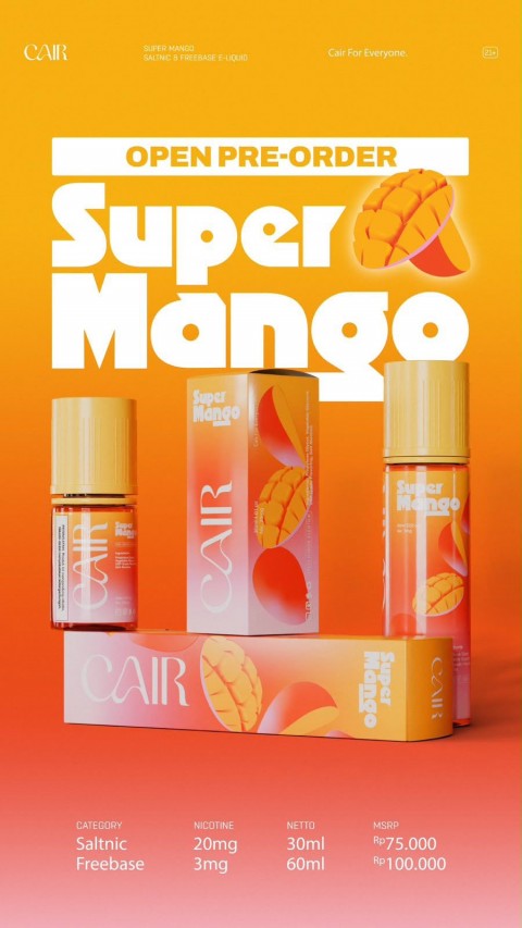 CAIR SUPER MANGO 30ML 20MG BY VEM CAIR