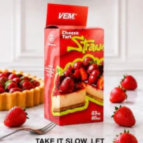 VEM STRAWBERRY CHEESE TART 60ML BY VEM JUICE
