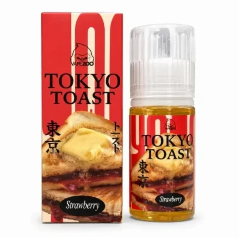 TOKYO TOAST STRAWBERRY SALTNIC 30ML BY VAPEZOO
