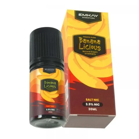 BANANALICIOUS SALTNIC 30ML BY EMKAY