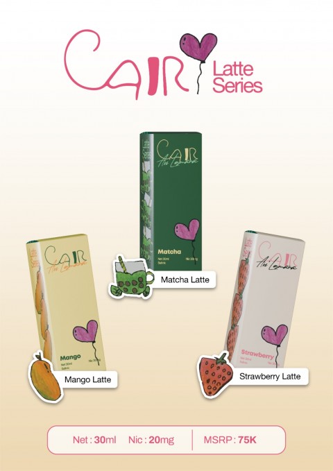 CAIR LATTE SERIES X ARI LESMANA SALTNIC 30ML BY VEM CAIR