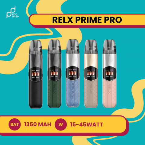 RELX PRIME PRO POD KIT 1350mAh AUTHENTIC BY RELX