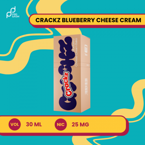 CRACKZ BLUEBERRY CHEESE CREAM BAKE 30ML 25MG BY TETRA