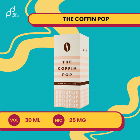 THE COFFIN POP ASIAN DOLCE LATTE 30ML 25MG BY TETRA